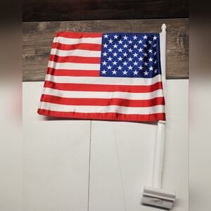 USA American Car Flag 11" x 17" Two-Sided 20 1/2"L New